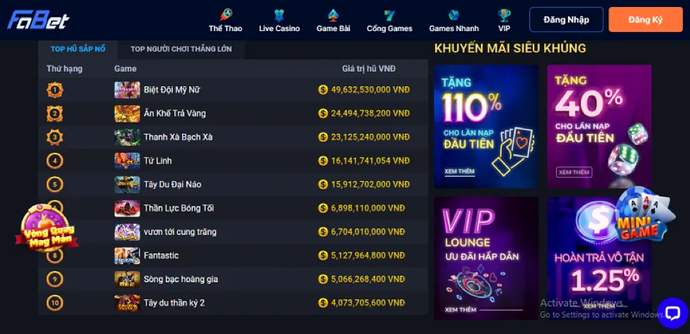 Game Nổ Hũ Video EV88